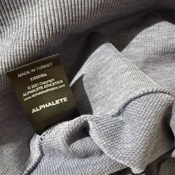 Alphalete Amplify Leggings Heathered Blue Size Large - Picture 7 of 7
